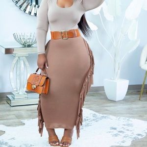 Cowgirl Fringe Skirt